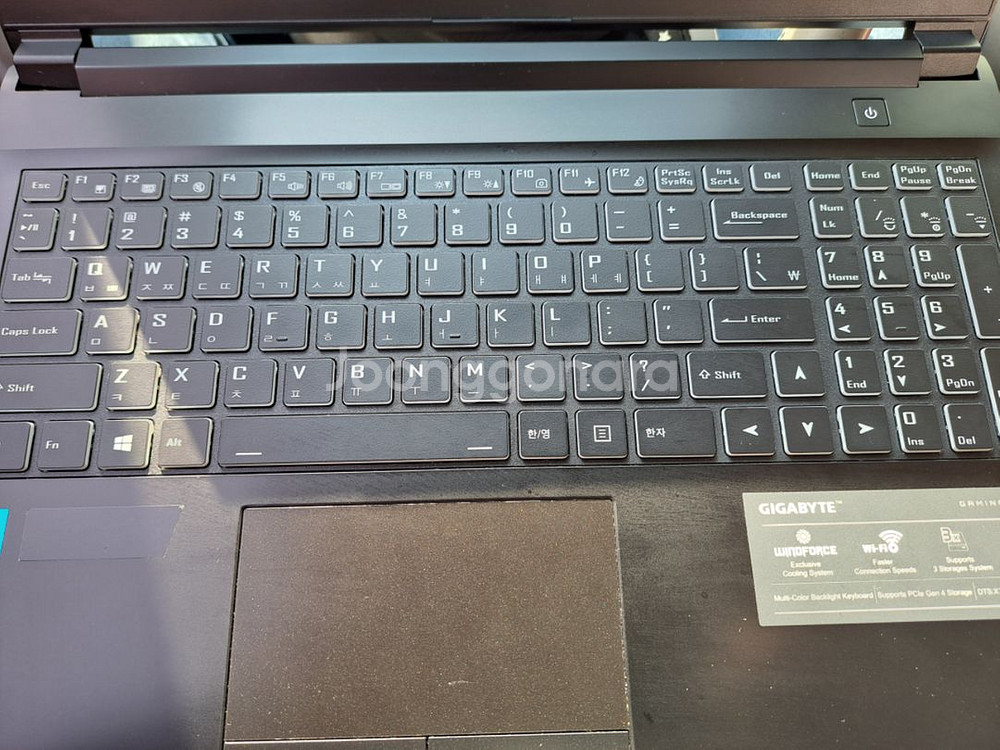기가바이트 게이밍노트북3050ti--3