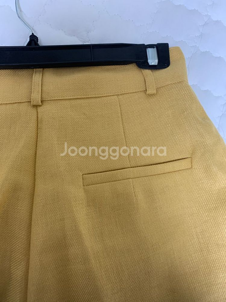 [오르 orr] 투핀턱 린넨 반바지 (셋업자켓 따로판매--4