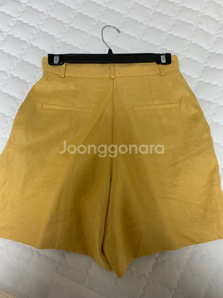 [오르 orr] 투핀턱 린넨 반바지 (셋업자켓 따로판매--1