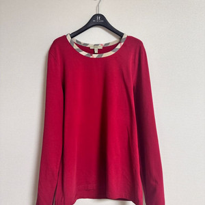 버버리 긴팔 티