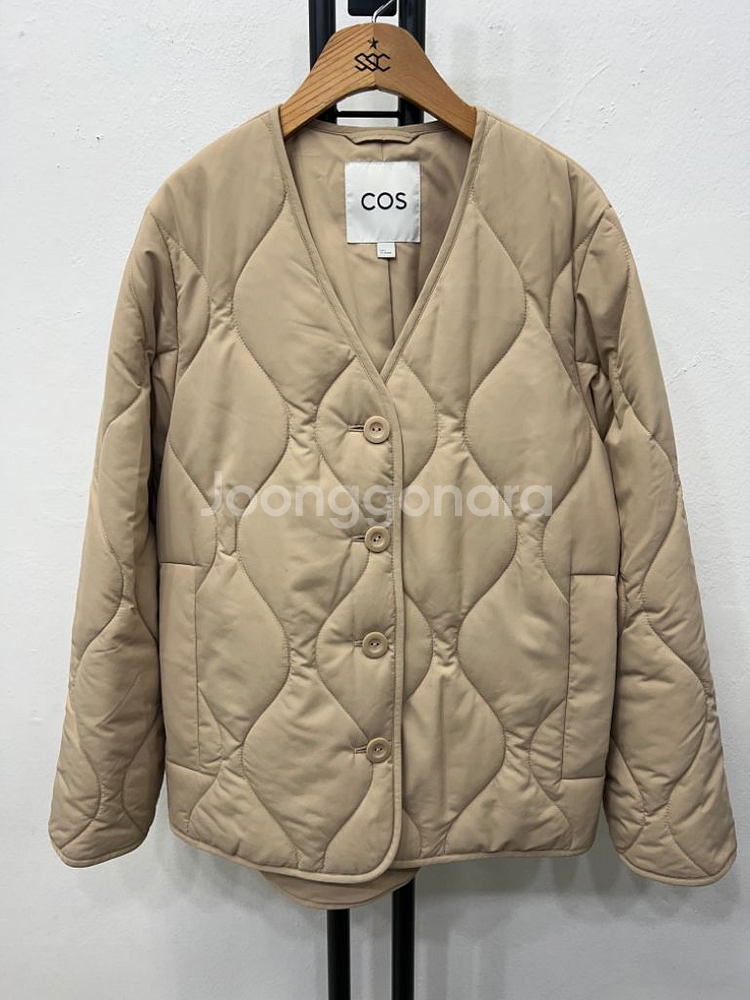 정품) COS 여성 새제품급 오버핏 경량패딩 S--0