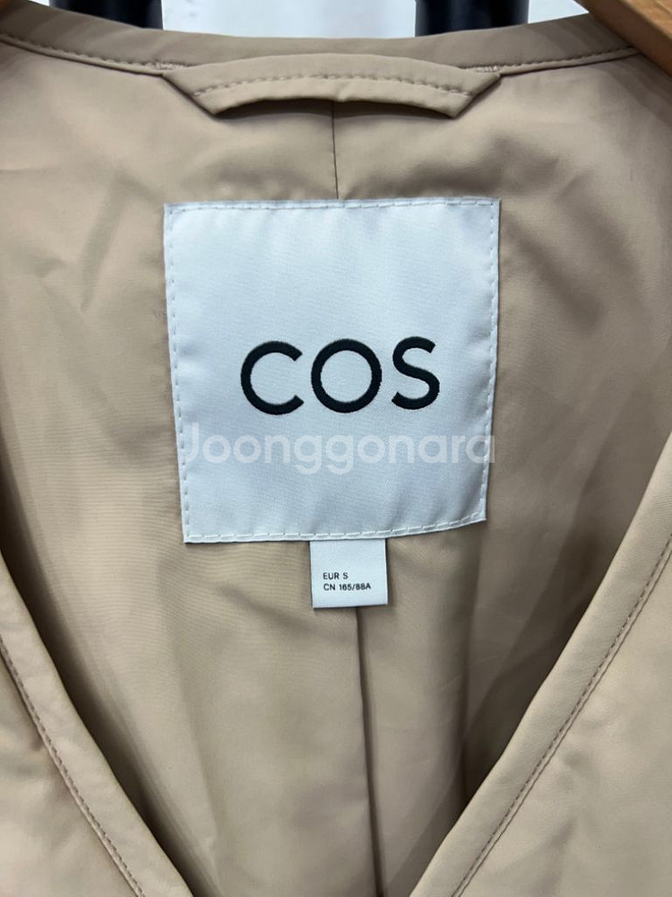 정품) COS 여성 새제품급 오버핏 경량패딩 S--5