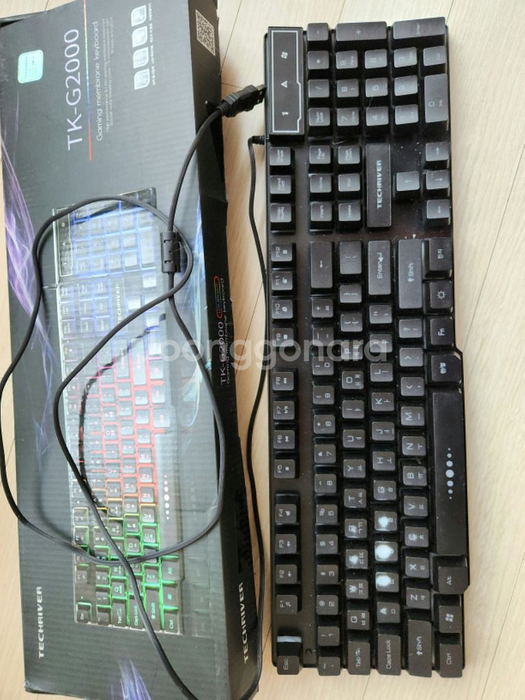 게이밍 LED 키보드 TECHRIVER TK-G2000--1