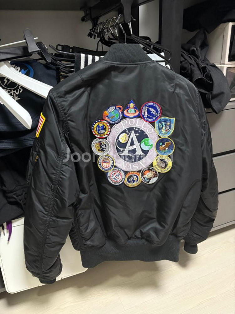 알파인더스트리 ma-1 나사 항공점퍼 s사이즈--1