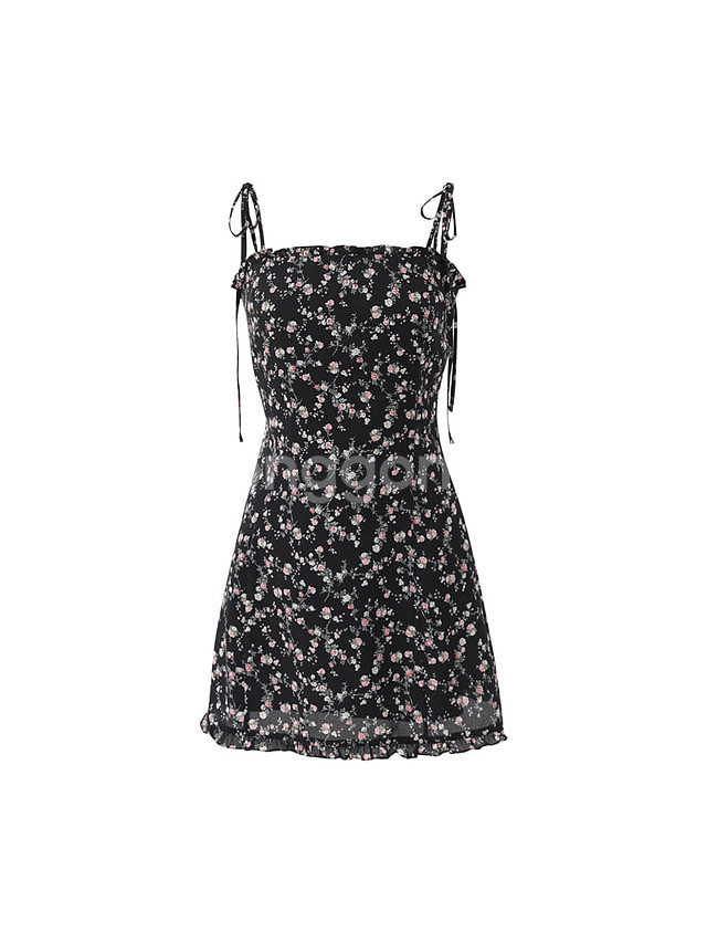 낫유어로즈 Frill mini dress--1