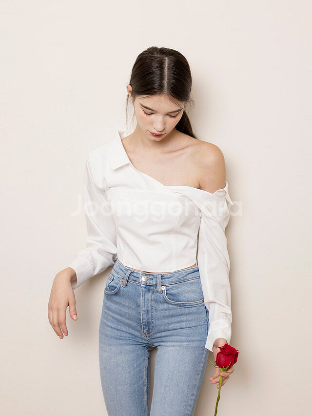 낫유어로즈 Ines shirts bustier--0