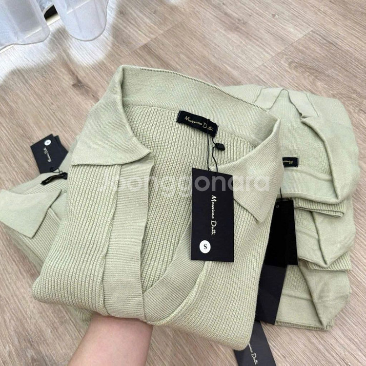 마시모두띠 브이넥 폴로 셔츠--1