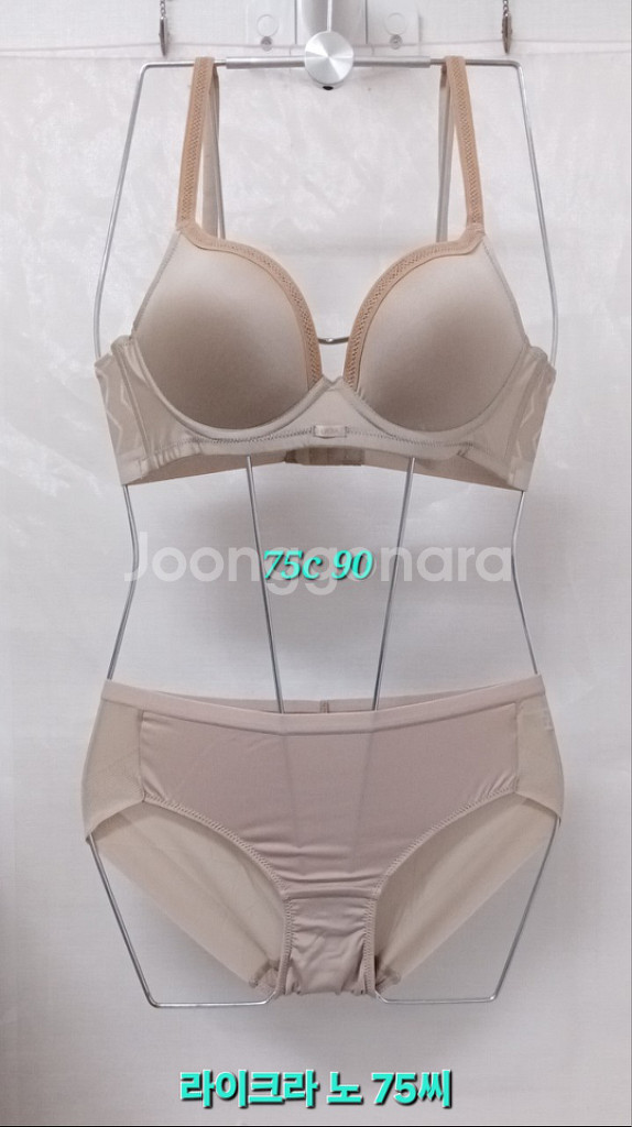 비비안 라이크라 노와이어 브라 팬티 75씨 90--4
