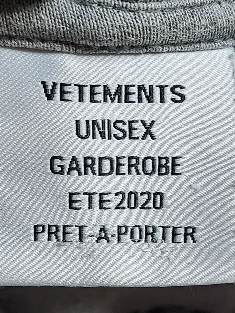 XS 베트멍 그레이 바코드 로고 오버핏 남성 후드티 S 이미지