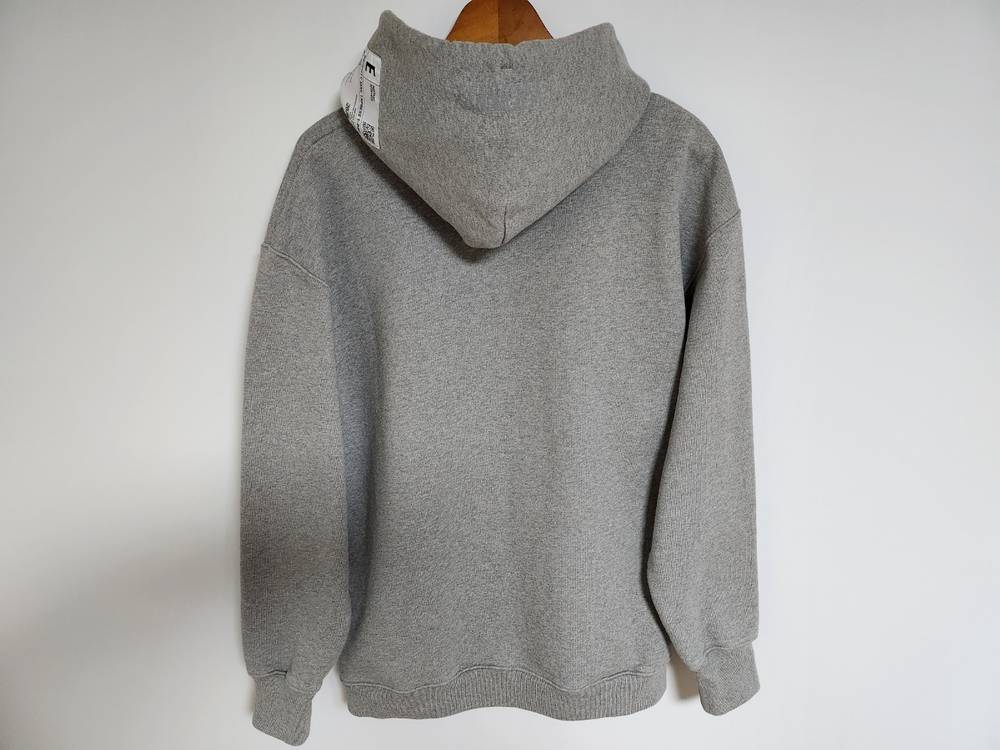 XS 베트멍 그레이 바코드 로고 오버핏 남성 후드티 S 이미지