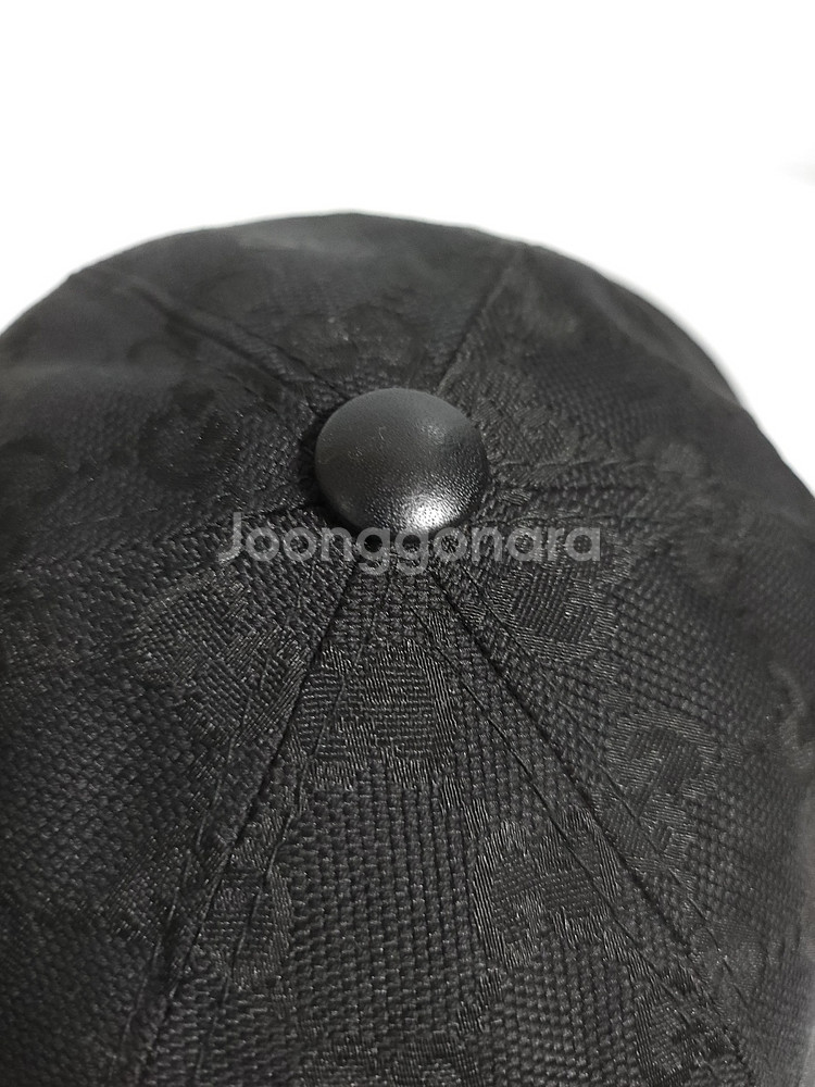 L 구찌 블랙 GG 모노그램 볼캡 a314052--3