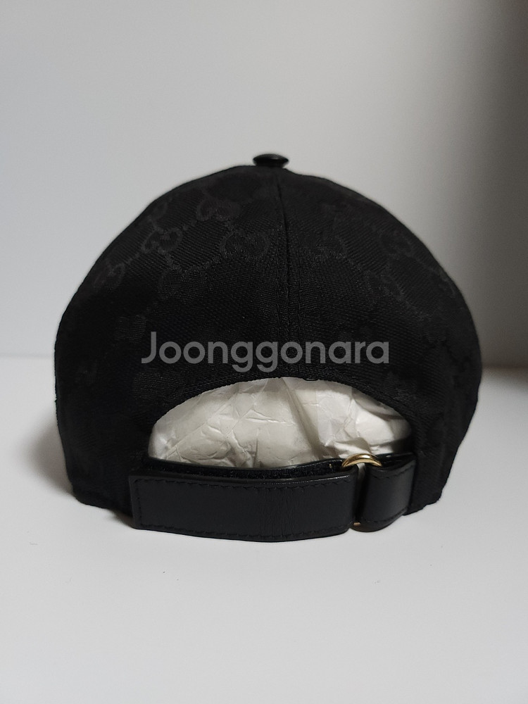 L 구찌 블랙 GG 모노그램 볼캡 a314052--4