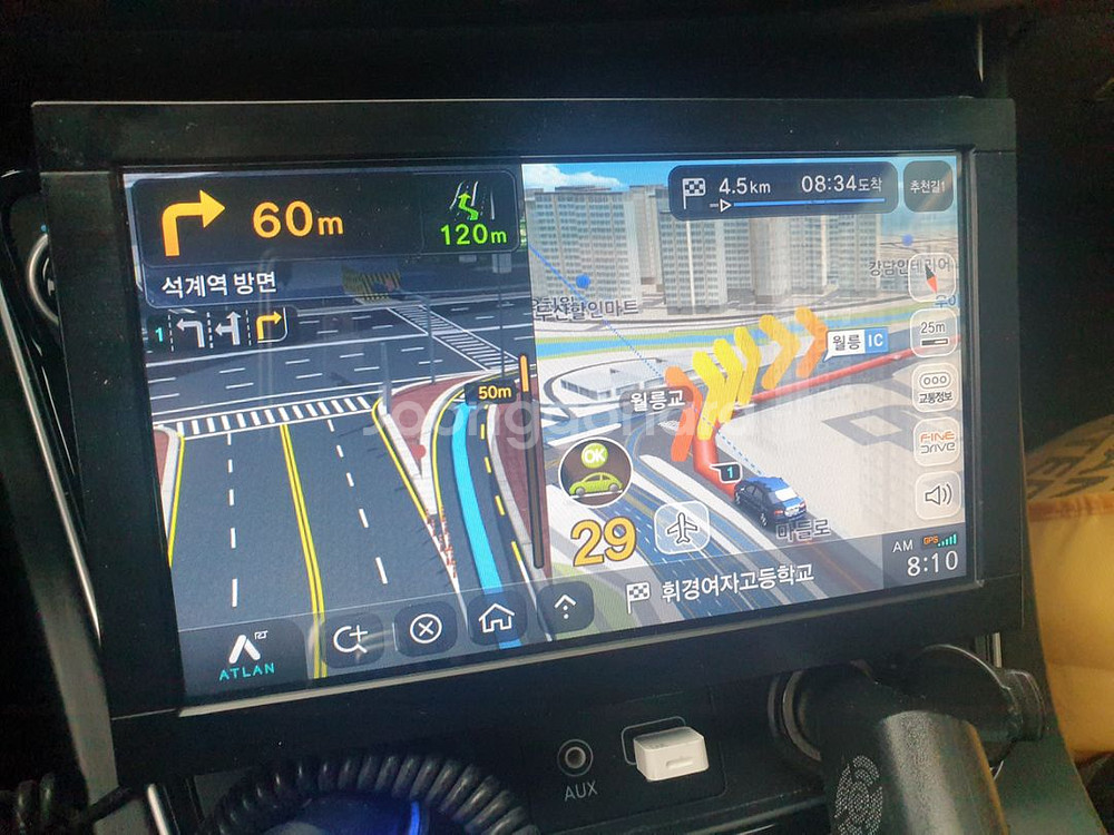 (8인치) 파인드라이브 몬스터5 네비게이션--5