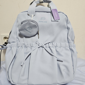 새상품 발레코어 백팩 하늘색 스카이블루 소라색