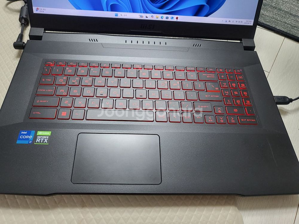msi 스위드17 i7 11세대 rtx3060--3