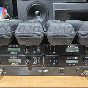 라인식스 XD-V75 무선마이크 4채널+분배기 일괄