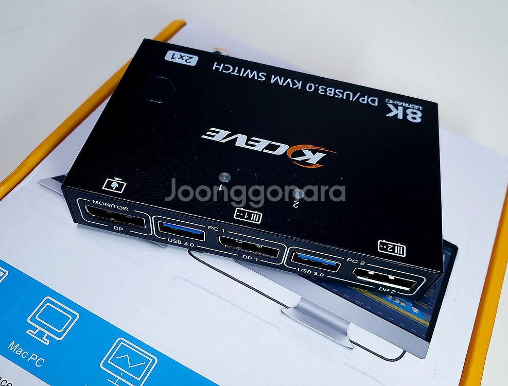 DP KVM 2:1 USB3.0--1