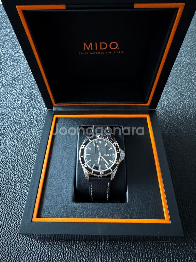 미도 오션스타 트리뷰트 콤비40mm 상태최상--3