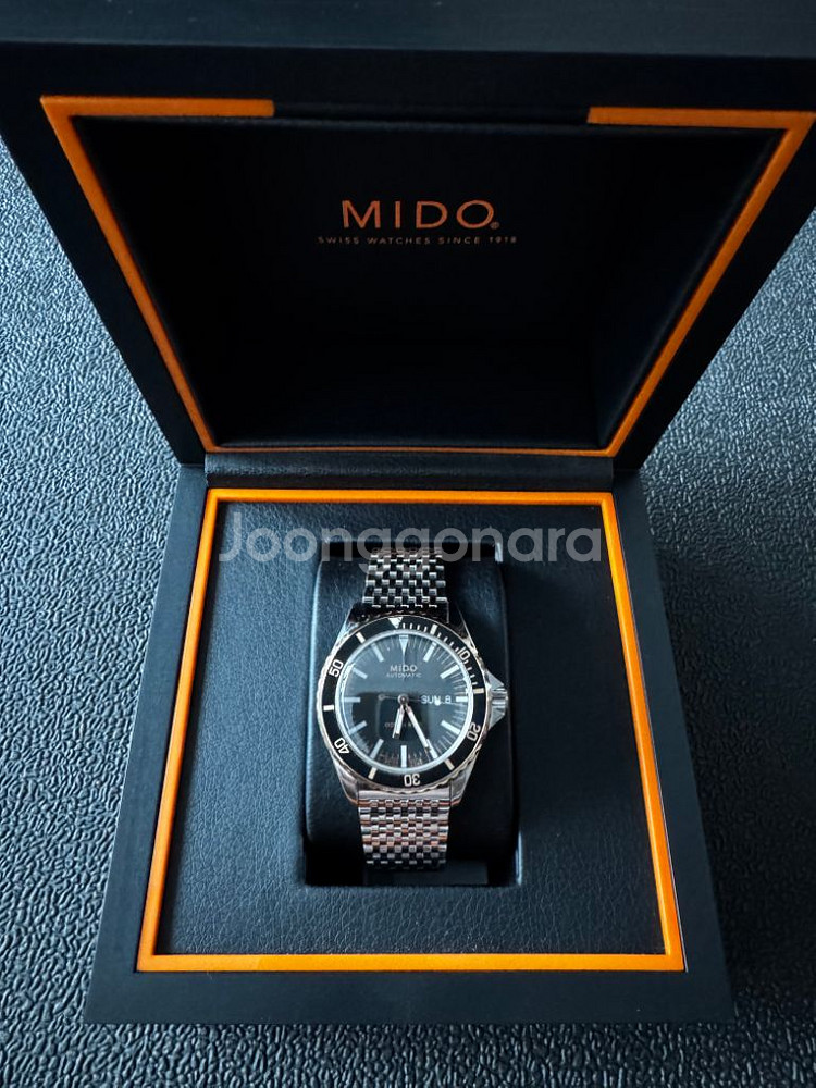 미도 오션스타 트리뷰트 콤비40mm 상태최상--1