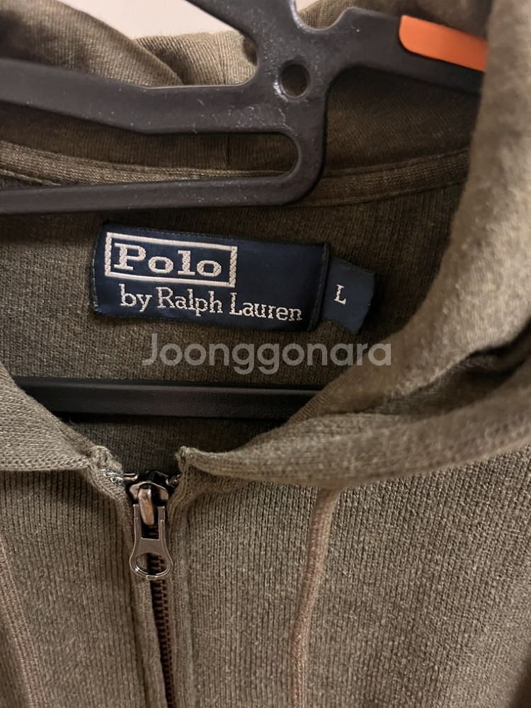 폴로 랄프로렌 투웨이 후드집업 카키--1