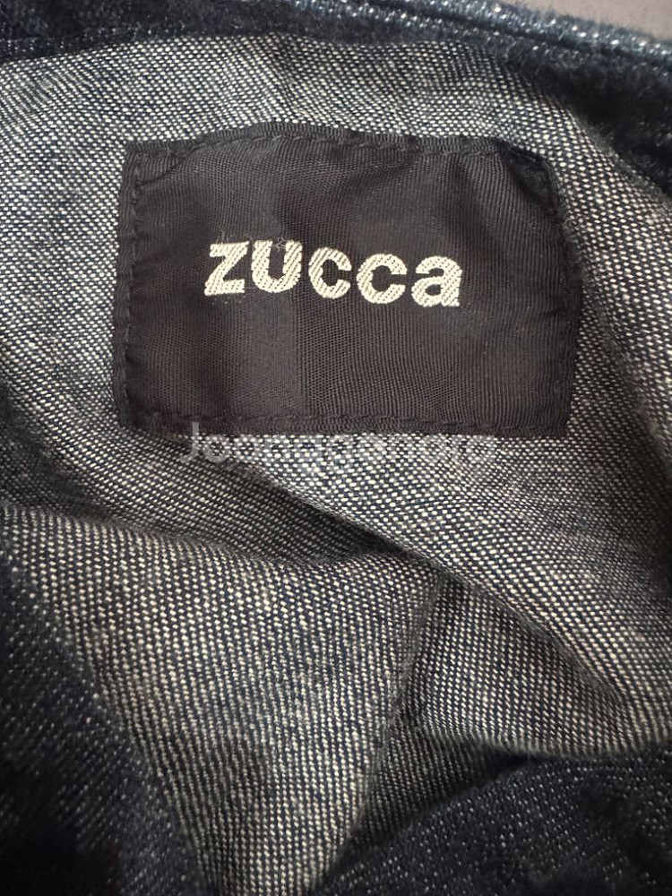 여성 주카 zucca 이중 데님 셔츠 원피스--2