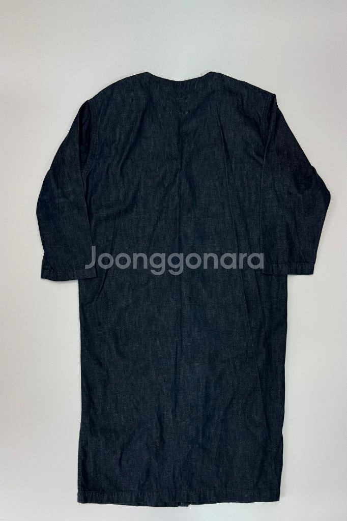 여성 주카 zucca 이중 데님 셔츠 원피스--1