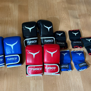 투이스코 권투 글러브 세트(한세트당 2만원)