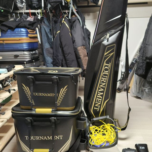 다이와 토너먼트 바칸45.밑밥통40.로드케이스145R