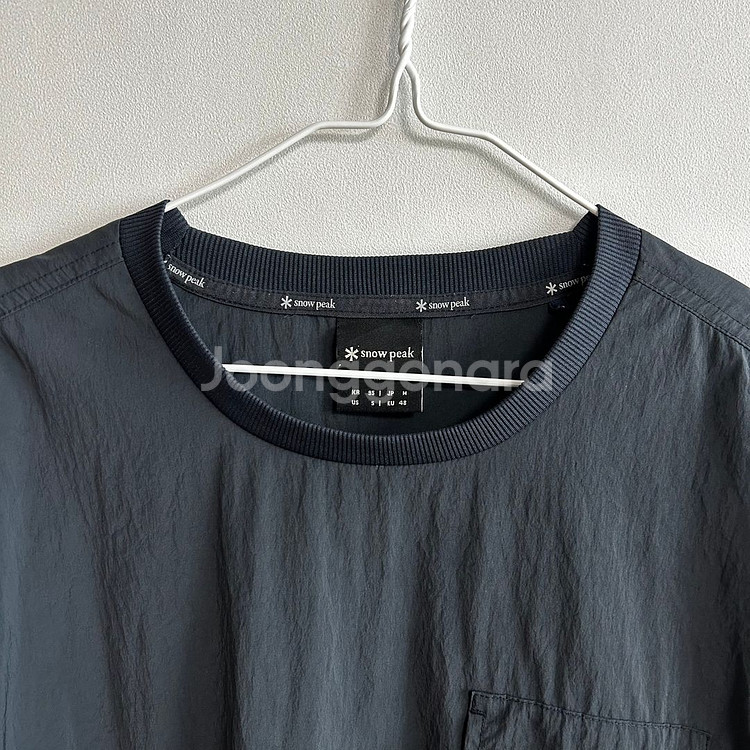 스노우피크 루트 반팔 냉감 옆 포켓 네이비 M 95--3