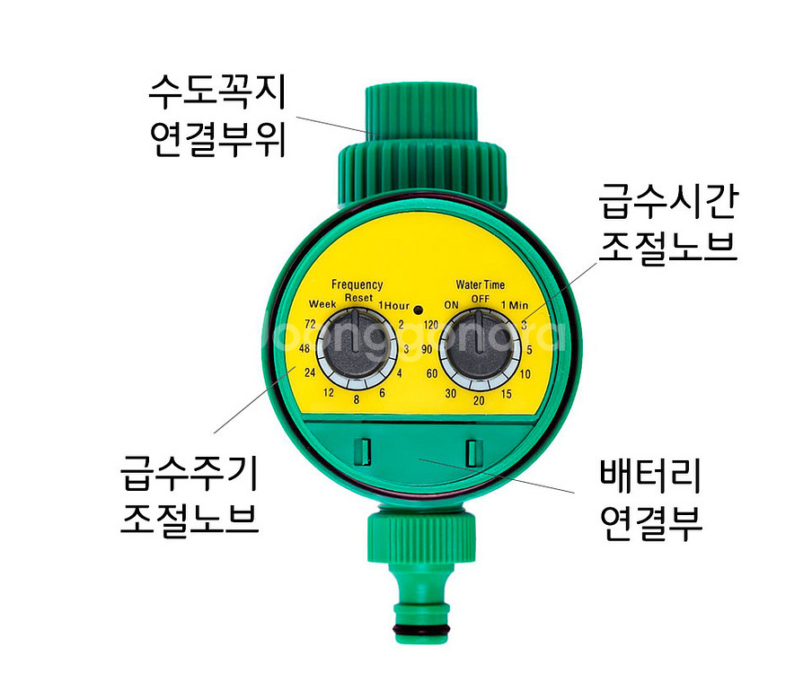 장기 해외여행 베란다 화분 식물 다이얼 급수타이머--0