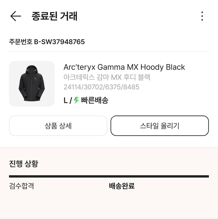 아크테릭스 감마MX 바람막이--5