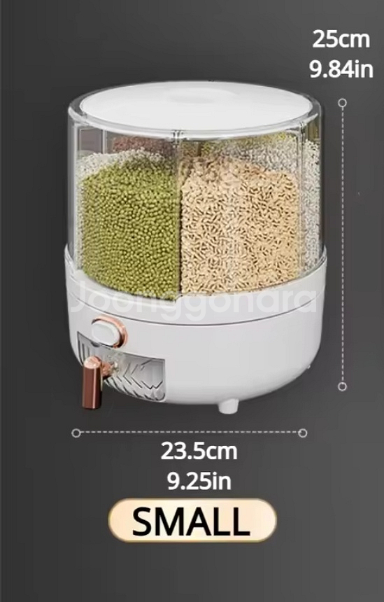 회전식 곡물 디스펜서(쌀통)--2