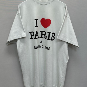 발렌시아가 I LOVE PARIS 오버사이즈 반팔티 2