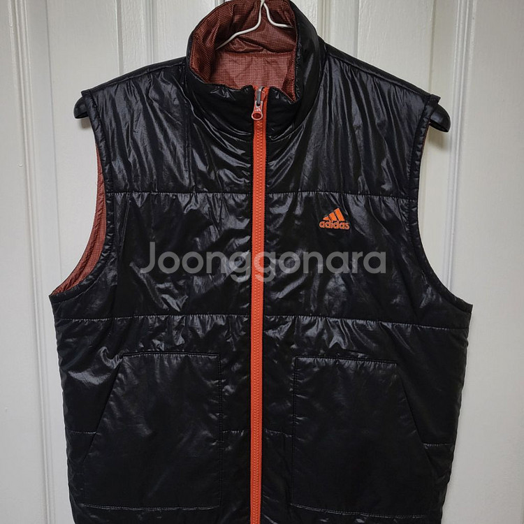[무료배송] 아디다스 경량패딩조끼 95-100 남여블랙--1