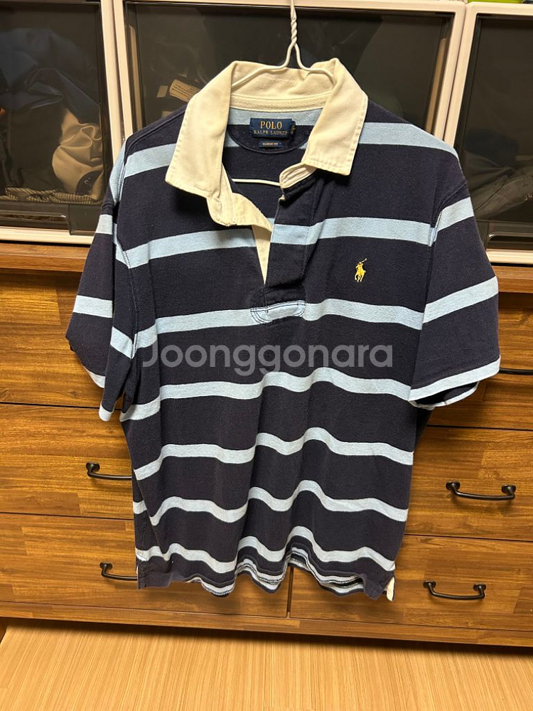폴로 럭비티 반팔 L--0