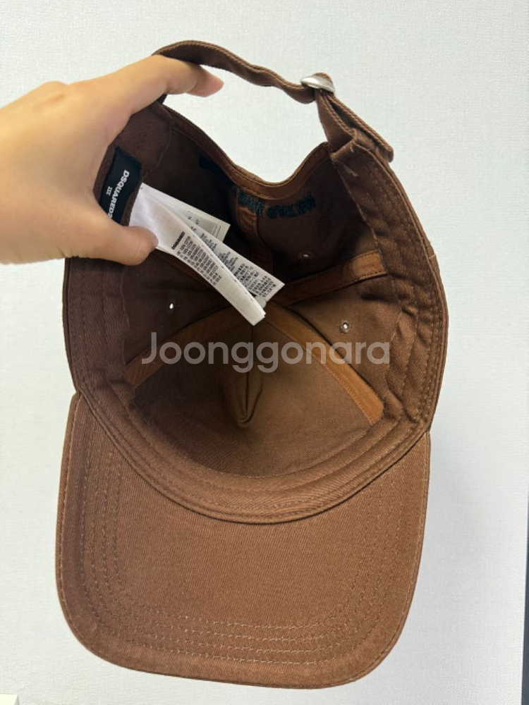 디스퀘어드2 볼캡 브라운 사이즈3 새상품 운포10--3