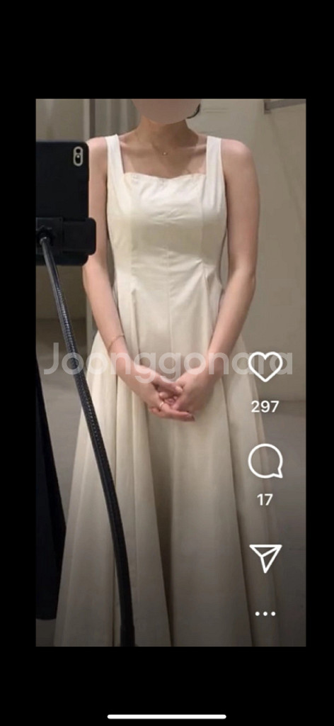 시에 수아 슬리브리스 드레스--0