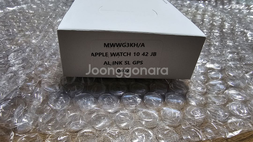 [미개봉] 애플워치 10 GPS 42mm 제트블랙--2