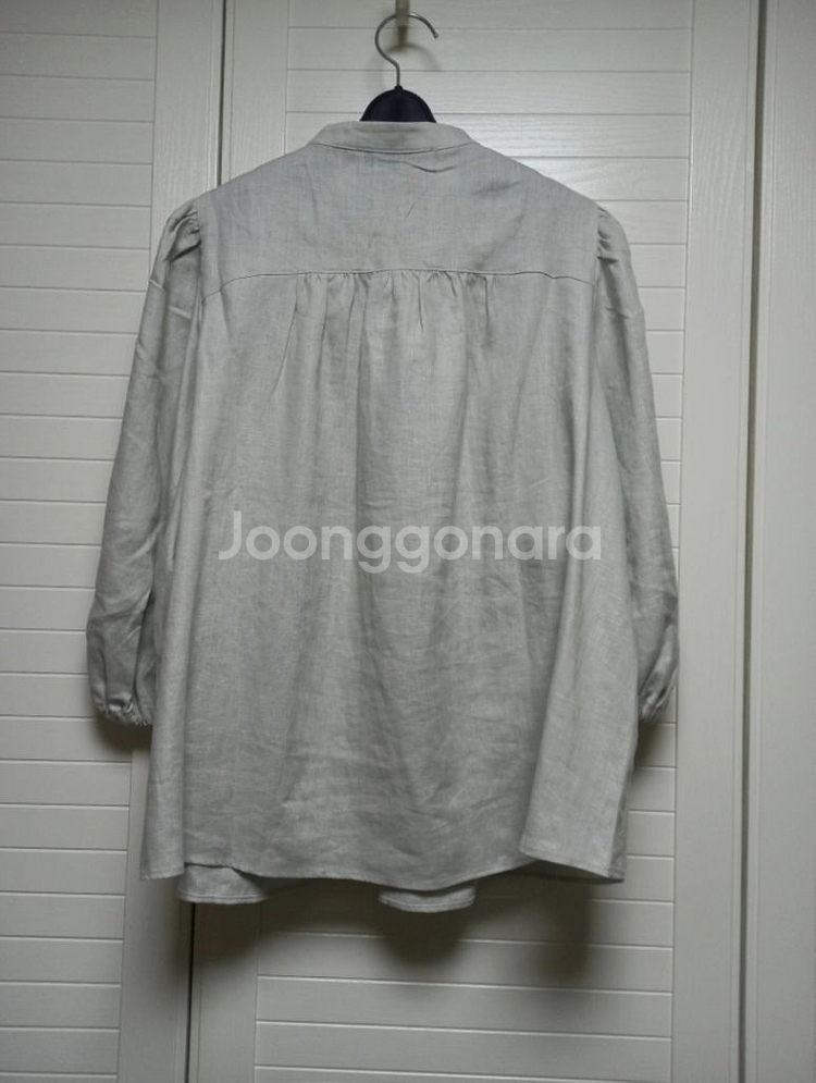 칼라거펠트 프렌치린넨100 블라우스(77) ㅡ새상품--4