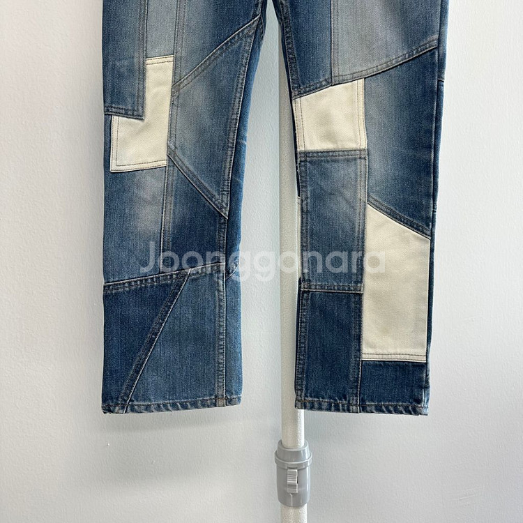 히스테릭글래머 패치워크 데님 청바지--2