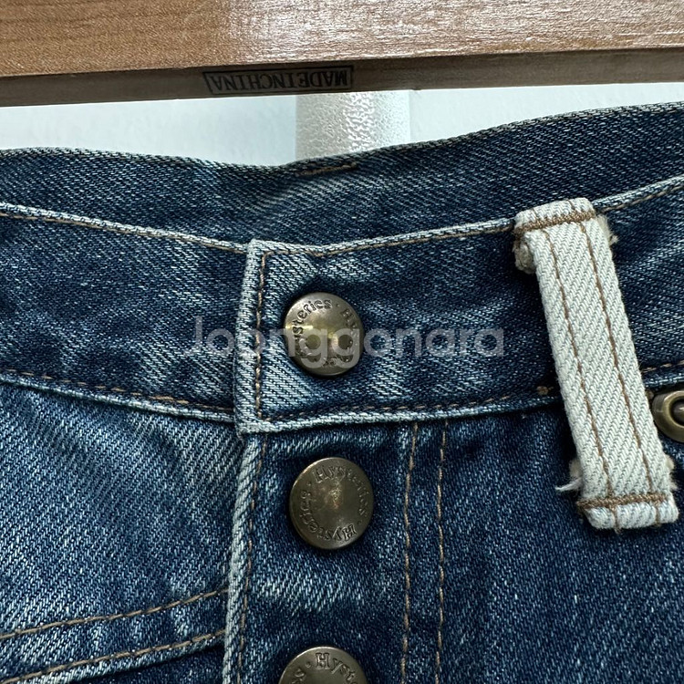 히스테릭글래머 패치워크 데님 청바지--3