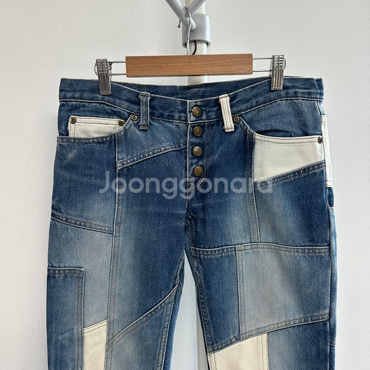 히스테릭글래머 패치워크 데님 청바지--1