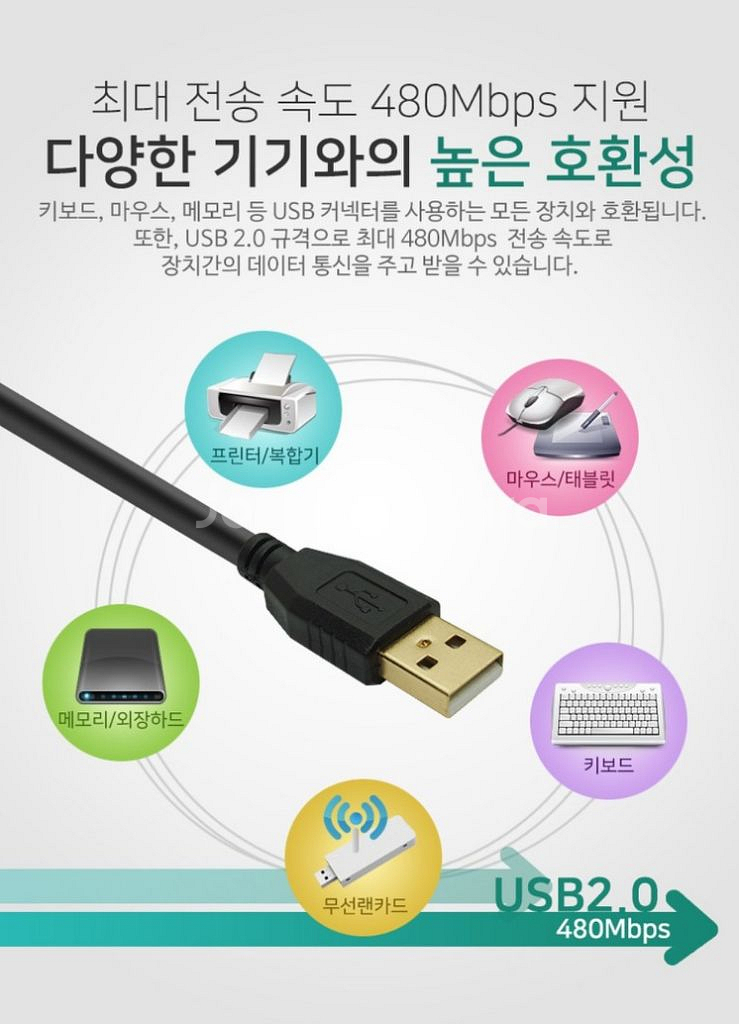 [새상품] 연장 리피터 케이블 5M, 증폭칩셋, 노이즈--4