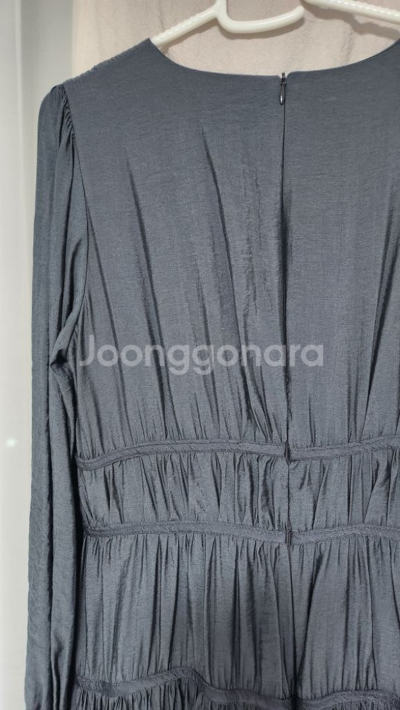 리린 실켓 봉단 셔링 여성스러운 데일리 원피스--4