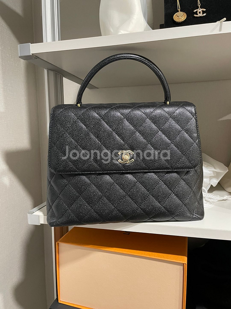 샤넬 빈티지 켈리 토트백--0