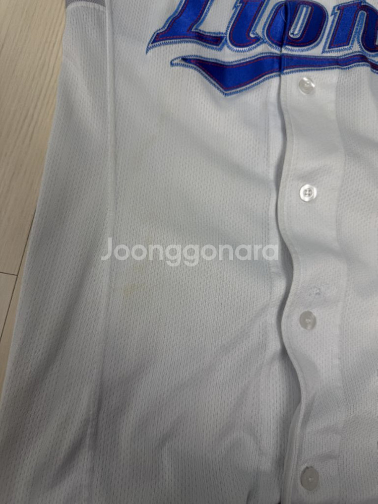 삼성 언더아머 이성규 실착 유니폼--1
