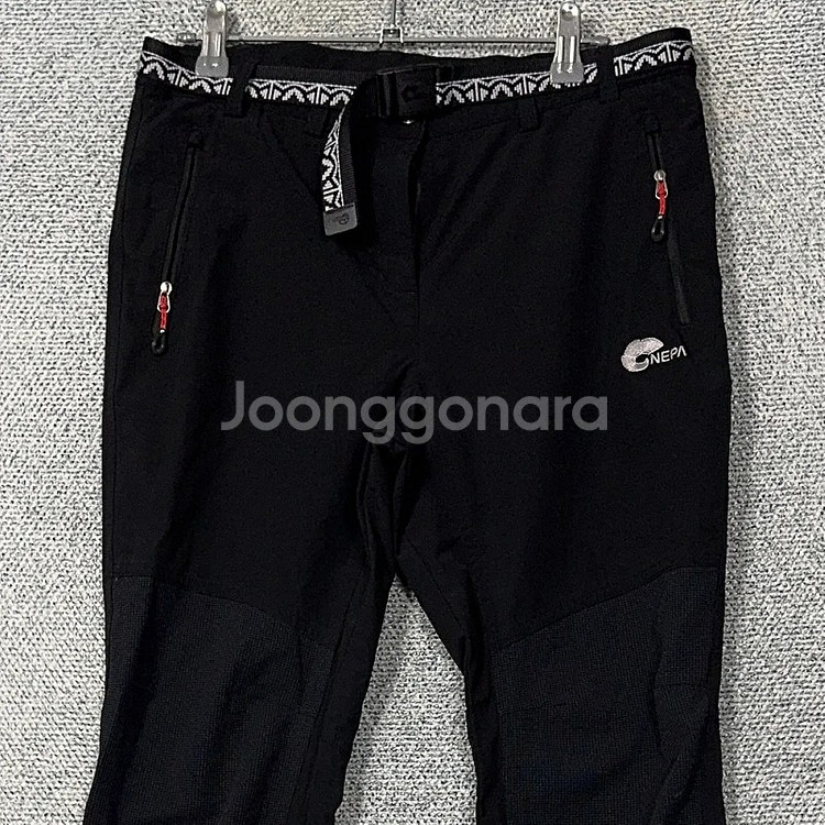 [네파 ]블랙 로고 여성 등산 기능성 팬츠 M--2