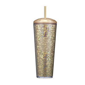 스타벅스 골드 칼리도스코프 콜드컵 710ml (새제품)