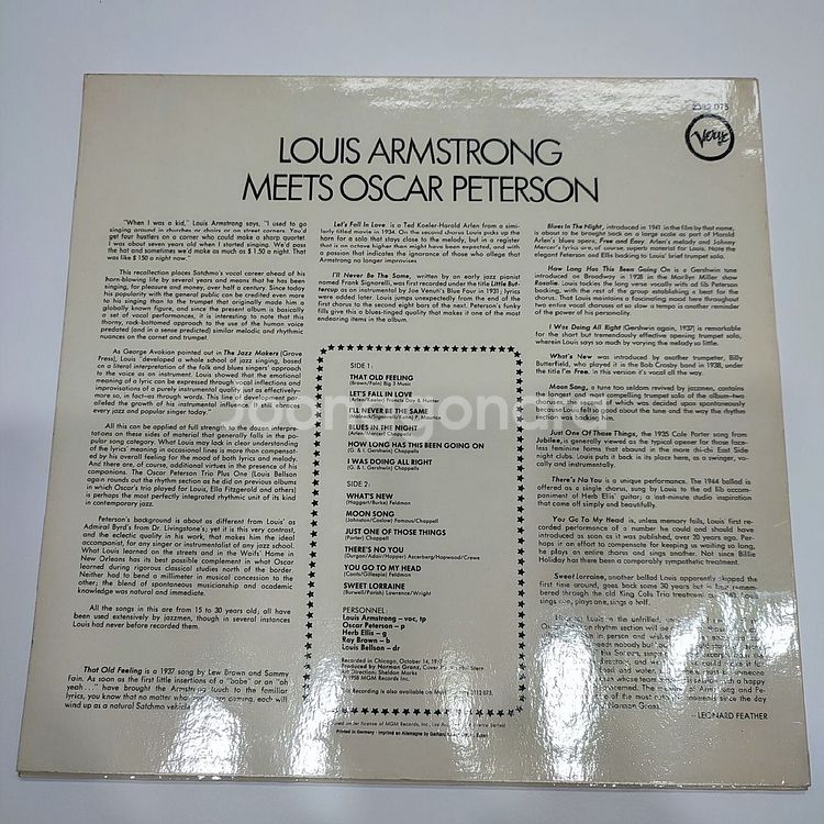 Louis Armstrong Meets Oscar Pe--1