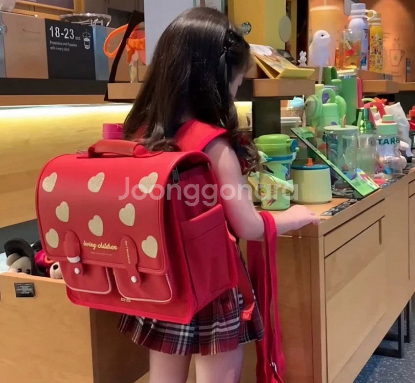 란도셀 조이조이책가방+보조가방--1